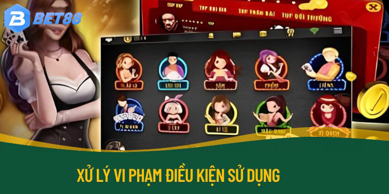 Các mức độ chế tài dành cho những ai vi phạm điều khoản