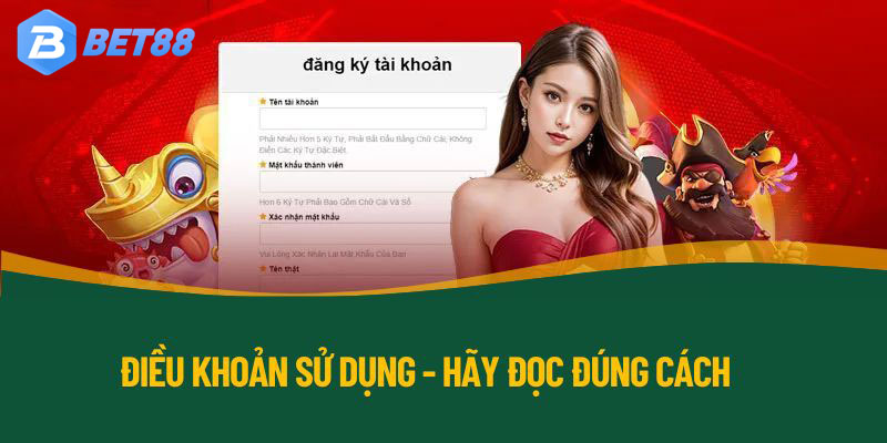 Điều khoản sử dụng - Cẩm nang trải nghiệm cá cược đúng cách
