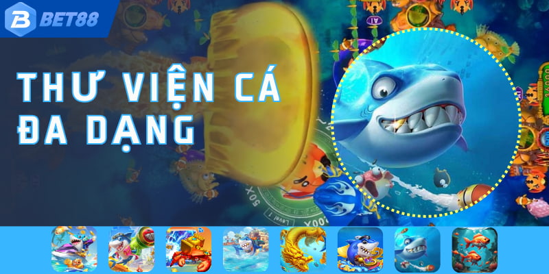Số lượng trò chơi bạt ngàn để bạn trải nghiệm săn mồi dưới biển